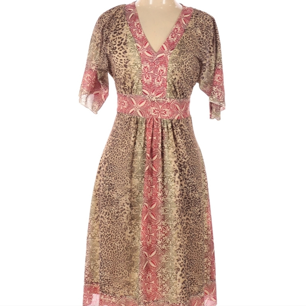 Leapard print dress